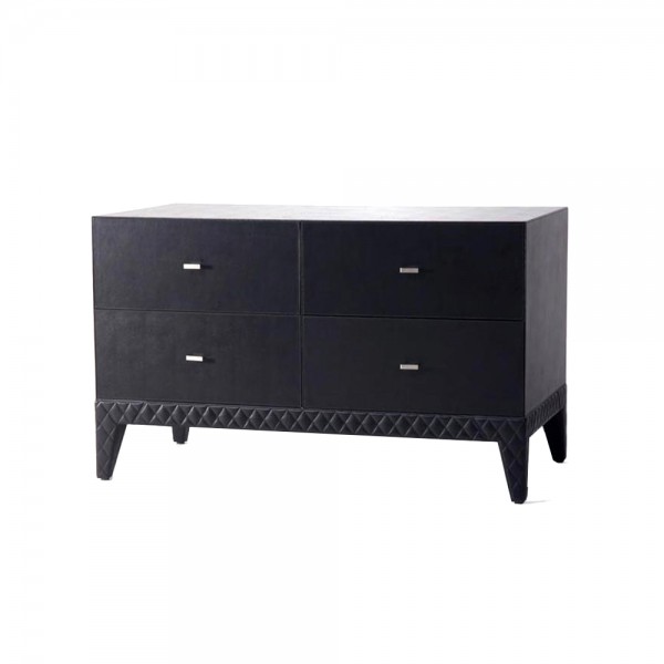 S0016/2 - Leather Cabinet Drawers ( 4 Drawers)