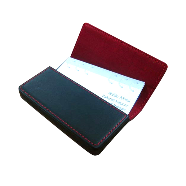 2067/1 | Name Cardholder with red sewing