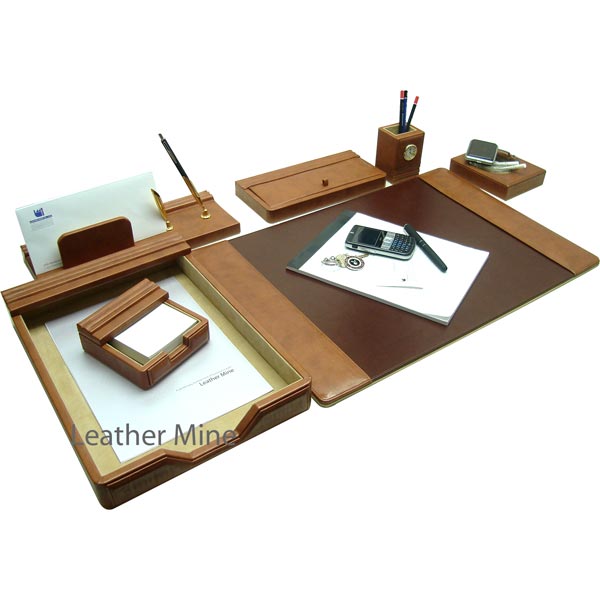 DS105 | Golden Tan Desk set