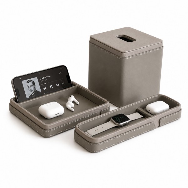 TR0202,BD0246,TR0203 Luxury Leather Home Accessories Collection