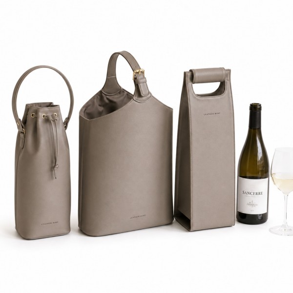 WI2026_1,2,3 Custom Leather Wine Holder