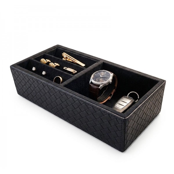 11040 | Leather Hotel Valet Tray