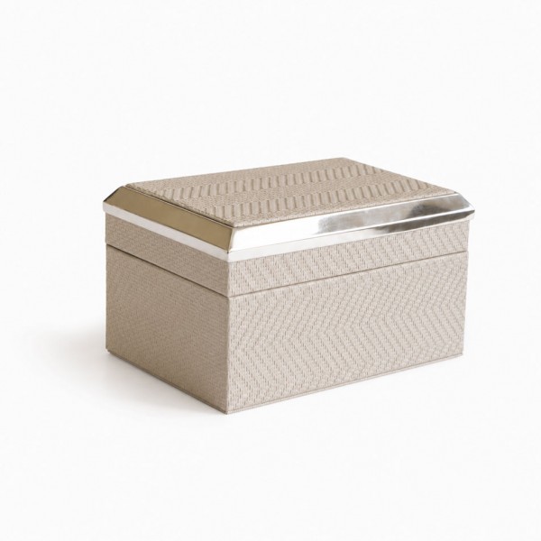 J0237 Luxury Leather Accessories Box with Mirror