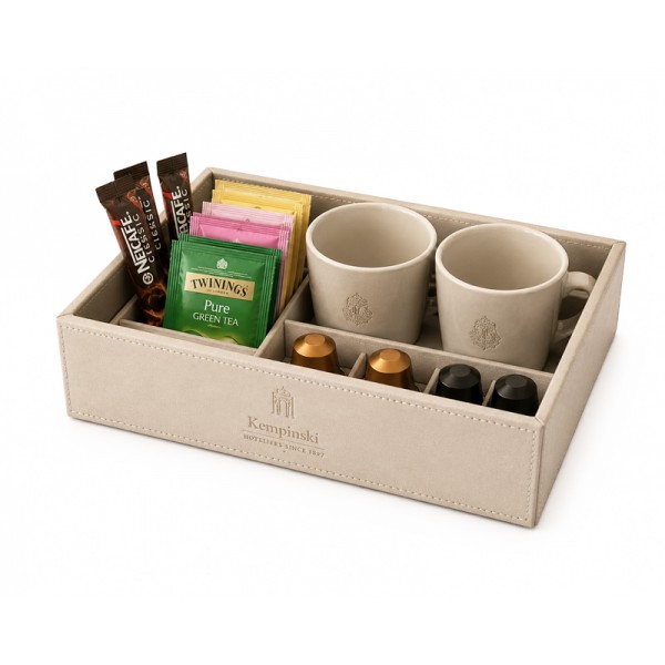 O1128/1 | Tea & Coffee Set Tray Kempinski Edition